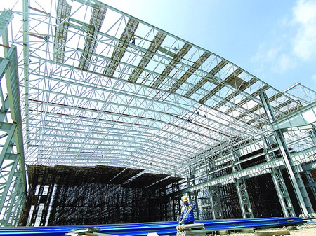 东方船厂网架工程